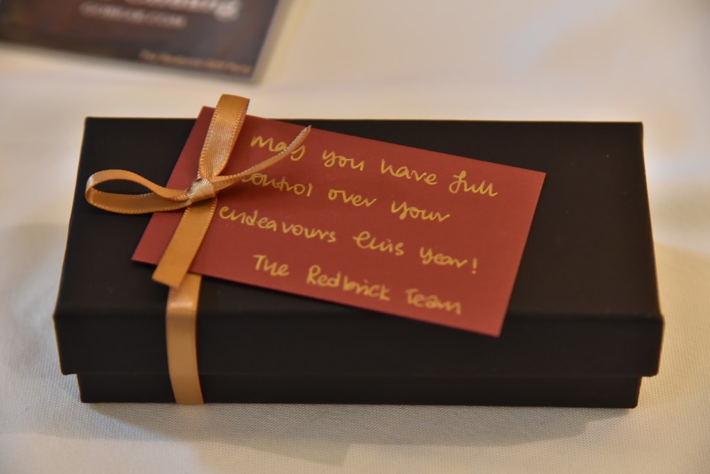 Our door gift for each of our guests – a Redbrick wireless presenter.