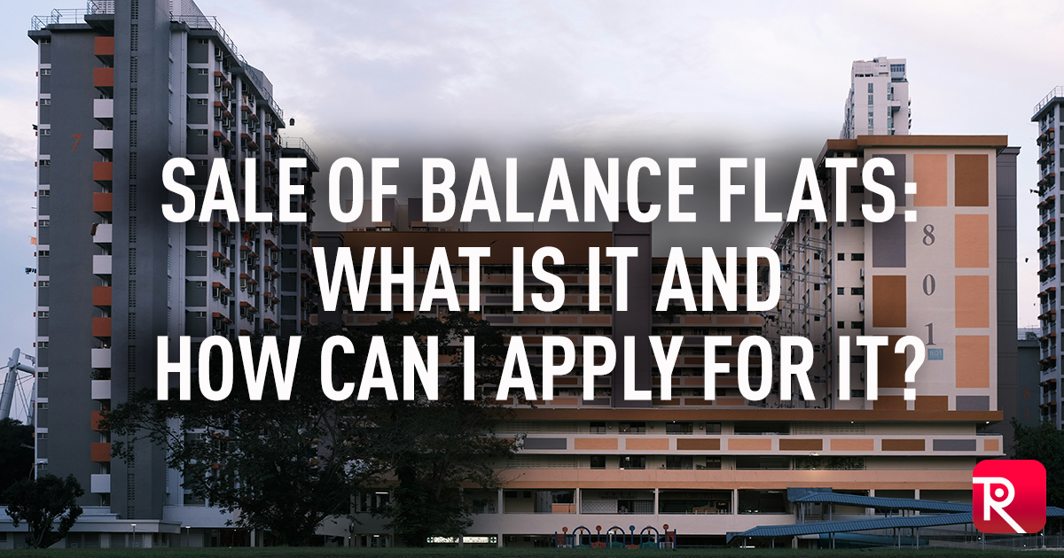 Sale of Balance Flats What is it and how can I apply for it?